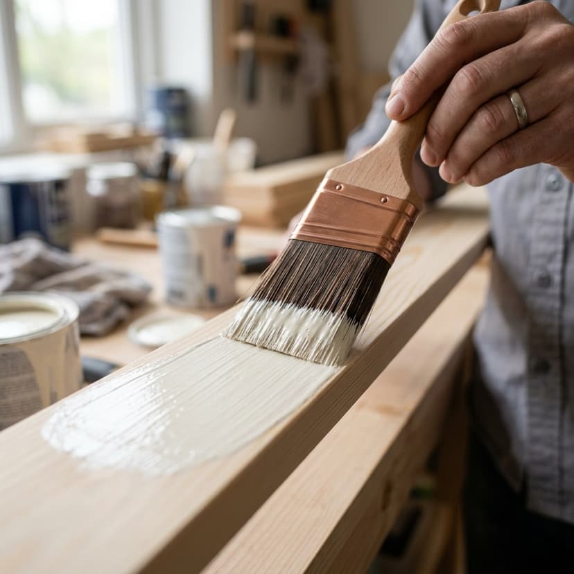 Interior painting detail